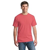 Gildan 5000 Adult Heavy Cotton T-Shirt, Coral Silk, Large