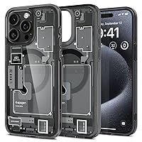 Spigen Magnetic Ultra Hybrid MagFit Designed for iPhone 15 Pro Case, [Compatible with MagSafe] [Anti-Yellowing] [Military-Grade Protection] Compatible with MagSafe (2023) - Zero One
