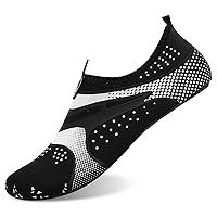 L-RUN Women Water Shoes Mens Barefoot Skin Aqua Socks for Run Dive Surf Swim Beach Yoga Quick Drying