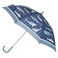 Unisex Kid's Umbrella, Navy Shark
