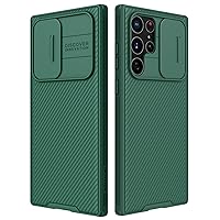 Nillkin Samsung Galaxy S22 Ultra Case, CamShield S22 Ultra Phone Case with Slide Camera Cover Protector Hard PC & TPU Slim Protective Case for Samsung Galaxy S22 Ultra 5G 6.8'' Green