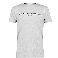 Tommy Hilfiger Men's Organic Cotton Crew Neck T-Shirt Gray