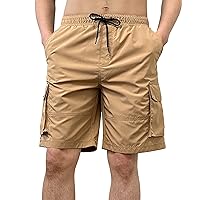 Southpole Men's Standard Quick Dry Water Resistant Cargo Shorts, Inseam 9