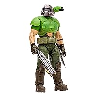 McFarlane Toys - Doom Slayer Classic Glow in The Dark Edition, 7in Action Figure, Gold Label, Amazon Exclusive