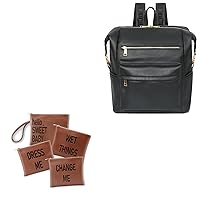 Diaper Bag Backpack Leather Backpack Diaper Bag Organizing Pouches