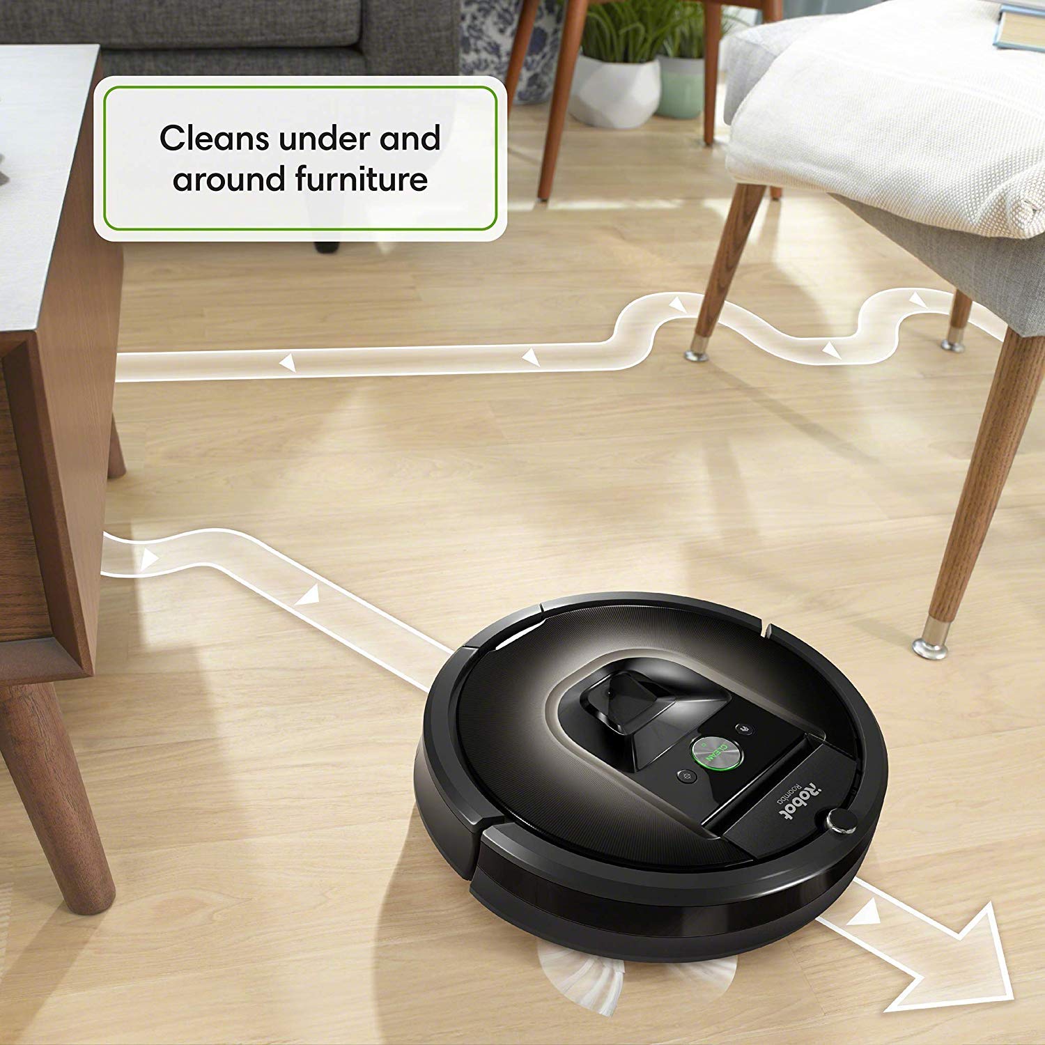 iRobot Roomba 980 Robot Vacuum-Wi-Fi Connected Mapping, Works with Alexa, Ideal for Pet Hair, Carpets, Hard Floors, Power Boost Technology, Black (Renewed)