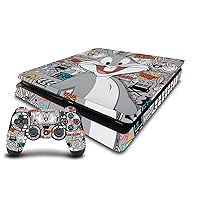 Head Case Designs Officially Licensed Looney Tunes Bugs Bunny Graphics and Characters Vinyl Sticker Gaming Skin Decal Compatible with Sony Playstation 4 PS4 Slim Console and DualShock 4 Controller