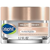 Healthy Renew Skin Tightening Night Cream 1.7 Oz, Wrinkle Repair Cream for Face with Peptides, Retinol Alternative Cream For Sensitive Skin, Fragrance Free