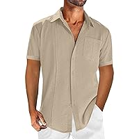 Hawaiian Men Shirt Button Collar Shirt Men Mens Summer Shirts Lightweight Shirts Mens Big and Tall Polo Shirts 4Xlt