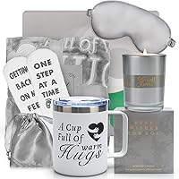 Get Well Soon Gifts for Women, Birthday Gifts for Women, Thoughtful Gift Basket for Women, Sympathy and Self Care Package for Women After Surgery, Show You Care with Encouragement Gift Box for Women