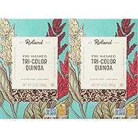 Roland Foods Organic Tri-Color Quinoa, Pre-washed, All Natural, Gluten Free, 12-Ounce (Pack of 2)
