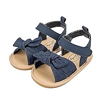 Natives Size 7 Toddler Boy Infant Girls Open Toe Bowknot Shoes First Walkers Shoes Summer Toddler Flat Kids Boy Sandals