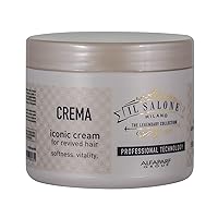 Il Salone Milano Professional Iconic Cream Mask for Normal to Dry Hair - Deep Conditioning Cream - Moisturizes and Adds Shine (17.20 Oz.)