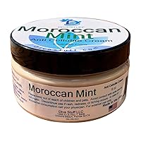 Diva Stuff Moroccan Mint Scented Anti Cellulite Cream, 4 oz,with Indian Ginseng, Oregano, Horsetail, Juniper Berry, Coffee, Caffeine and More