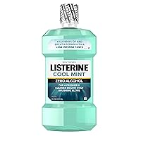 Listerine Zero Clean Mint Mouthwash for Fresher Breath and Good Oral Hygiene,1.5L