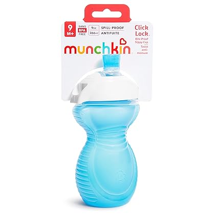 Munchkin® Click Lock™ Bite Proof Sippy Cup, 9 Ounce, Blue