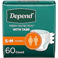 Incontinence Protection with Tabs, Unisex, Small/Medium (19–34