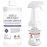 Pet & Laundry Additive Bundle by Premo Guard – Treat Mites, Fleas, Flies, Ticks, and Lice – Fast Acting & Effective – Natural Protection for Control & Prevention
