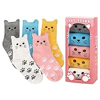 AGRIMONY Women's Cat Socks Cute Animal Socks Dog Gifts for Women