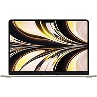 2022 Apple MacBook Air with Apple M2 Chip (13-inch, 16GB RAM, 512GB SSD Storage) (QWERTY English) Starlight (Renewed)
