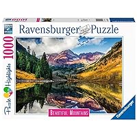Ravensburger Puzzle 17317 Aspen, Colorado - 1000 Pieces Puzzle, Beautiful Mountains Collection, for Adults and Children from 14 Years