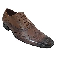 Men's Italian Dressy Wingtip Oxford Shoes 9114