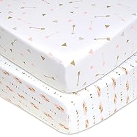 American Baby Company 2 Pack Fitted Crib Sheets 28