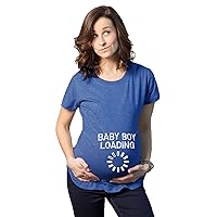 Maternity Baby Boy Loading Funny Nerdy Pregnancy Announcement T Shirt