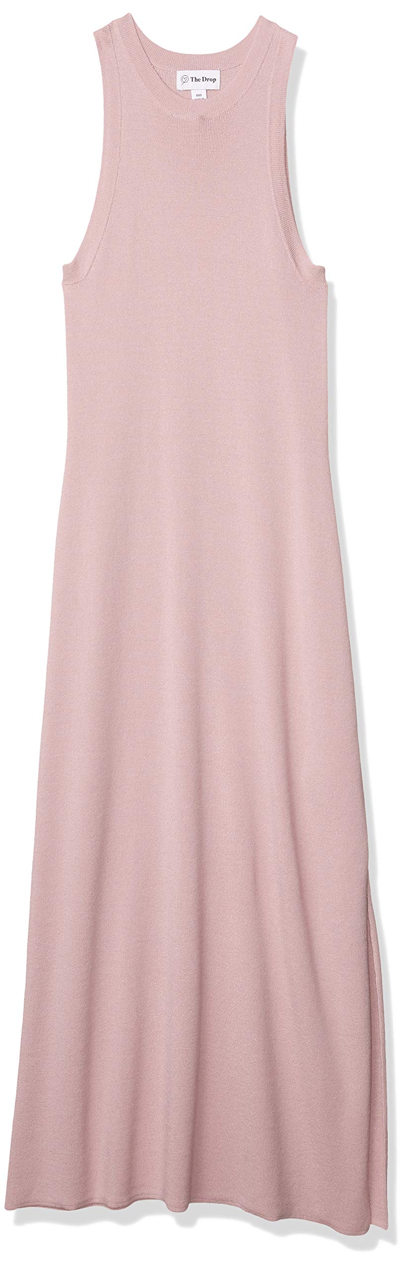 The Drop Women's Gabriela High-Neck Cut-In A-Line Side Slit Maxi Sweater Dress