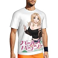 Anime Girls Und Panzer T Shirt Man's Summer O-Neck Clothes Casual Short Sleeves Tee