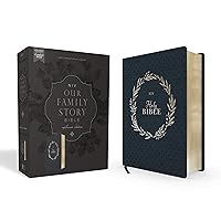 NIV Family Bible, Navy Wreath, Comfort Print NIV Family Bible, Navy Wreath, Comfort Print Leather Bound Hardcover
