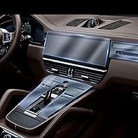 Car Interior Center Console Transparent TPU Protective Film Anti-Scratch Repair Film Accessories,for Porsche Cayenne 2015-2023