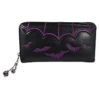 Witch Gotham Knight Bat Attack Bat Logo Zip Around Wallet