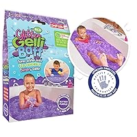 Eco Glitter Gelli Baff Purple, 1 Bath Pack or 6 Play Uses, Turn Water into Colourful goo! Children's Sensory & Bath Toy, Certified Biodegradable Toy