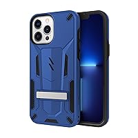 ZIZO Transform Series for iPhone 13 Pro Case - Rugged Dual-Layer Protection with Kickstand - Blue
