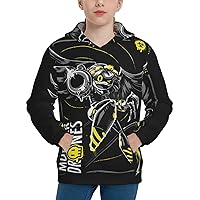 3D Print Unisex Murder Drones Hoodie Cartoon Pullover Sweatshirt With Pockets For Boys and Girls