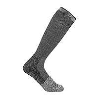 Carhartt Men's Twin Knit Midweight Steel Toe Boot Sock, Moonstone, Large