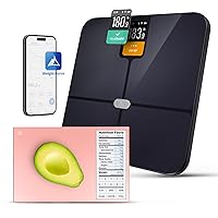 Greater Goods Verve Smart Scale with Accucheck and Nutrition Facts Food Scale for Meal Prep. Designed in St. Louis. Black/Pink