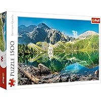 Trefl Morskie Oko Lake, Tatras, Poland 1500 Piece Jigsaw Puzzle Red 33