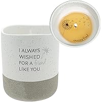 Pavilion - I Always Wished for A Friend Like You - 10-Ounce Surprise Hidden Message Natural Soy Wax Candle Jasmine Scented, 1 Count (Pack of 1), 3.5” x 4”