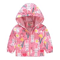 Boys Winter Coats Size 5 Toddler Boys Girls Casual Jackets Printing Cartoon Hooded Outerwear Baby Boy Coat 2t