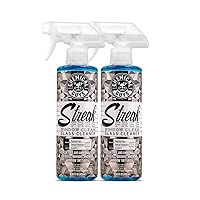 Chemical Guys CLD3001602 Streak Free Glass & Window Cleaner (Works on Mirrors, Navigation Screens & More; Car, Truck, SUV and Home Use), Ammonia Free & Safe on Tinted Windows, (2 Pack) 16 fl oz