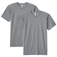 American Apparel Unisex Tri-Blend Track T-Shirt, Style GTR401, 2-Pack