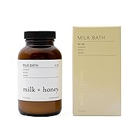 milk + honey Milk Bath No. 05, with Coconut Oil, Vanilla, and Lemon and Peel Oil, Moisturizing, Luxurious Milk Bath, 5.3 Ounces