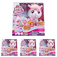 Pets Alive Rainbow Bonnie The Booty Shakin Llama Battery-Powered Dancing Robotic Toy by ZURU (Pack of 4)