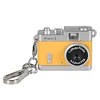 Kenko 144343 Pieni II Digital Toy Camera, Orange Keychain Set, 1.31 Megapixels, Photo and Video Capturing Function, Micro SD Card Slot
