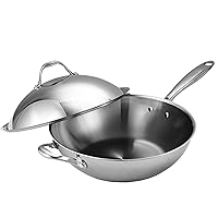 Cooks Standard Wok Multi-Ply Clad Stir Fry Pan, 13