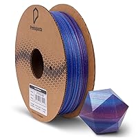 Protopasta Nebula HT PLA 3D Printer Filament 1.75mm 500g Multicolor Translucent Transition Glitter Filament; 3D Printing Filament on Recyclable Cardboard Spool for 3D Printers Like Creality Ender