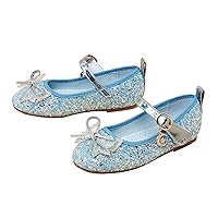 Girls Sequin Princess Shoes Small and Large Children Ballet Flat Shoes Children's Performance Shoes
