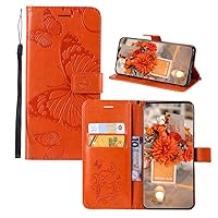 IVY S10e Butterfly Wallet Case for Samsung Galaxy S10e - Orange